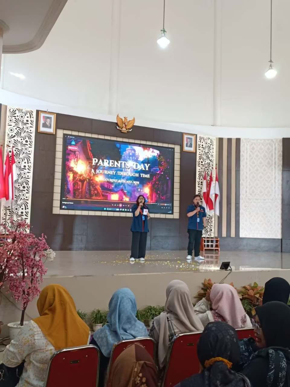 Seminar acara internasional di Aula Student Center Pertamina